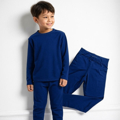 Conjunto Térmico Pelúciado Infantil Juvenil Menina e menino - Tamanhos 04 ao 14