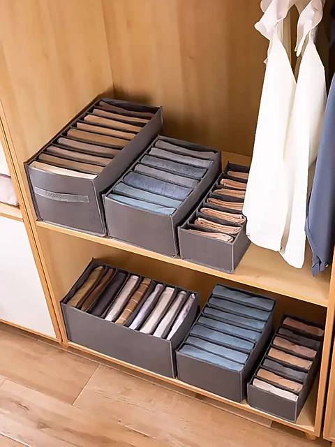 Organizador De Roupas Kit com 3 Bolsas