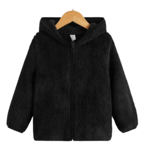 Blusa de frio Menina Infantil Pelinho com Capuz feminina TOUCA Tedy Casaco Teddy Ted JAQUETA INFANTIL