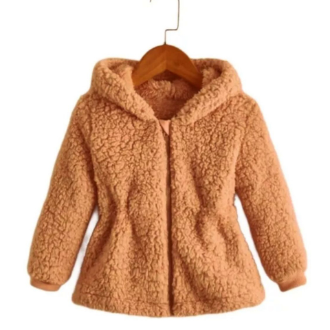 Blusa de frio Menina Infantil Pelinho com Capuz feminina TOUCA Tedy Casaco Teddy Ted JAQUETA INFANTIL