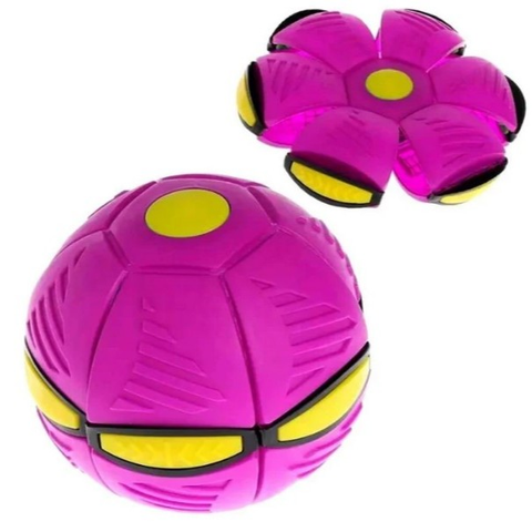 BOLA MÁGICA VOADORA COM LED BOLA MALUCA VIRA DISCO VOADOR