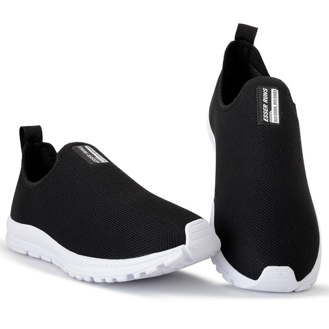 Tênis Meia Feminino Calce Fácil Botinha Ortopédico Esportivo Sneaker Slip On Casual confortável Academia