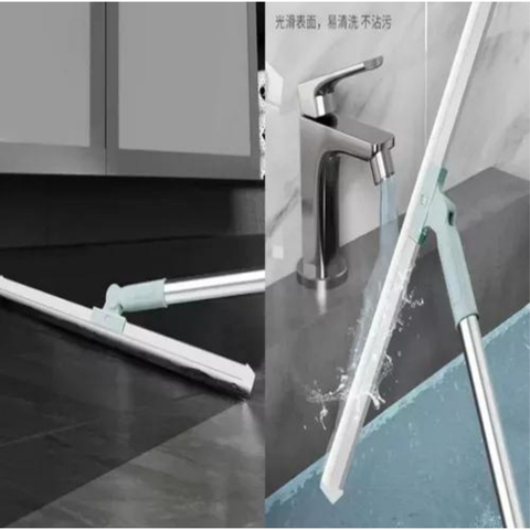 Rodo Limpador De Silicone Mágico multi-Funcional Varredor De Vidros Molhado E Seco De Uso Duplo/Vassoura