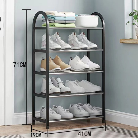 Sapateira 4 ou 5 Andares Multiuso Desmontável Organizadora Multiuso Sapatos Livros Brinquedos