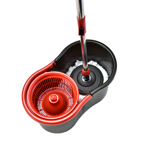 Mop para Limpeza Giratório 360°  com Cabo em  Aço Inox