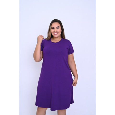 Vestido Plus Size Soltinho