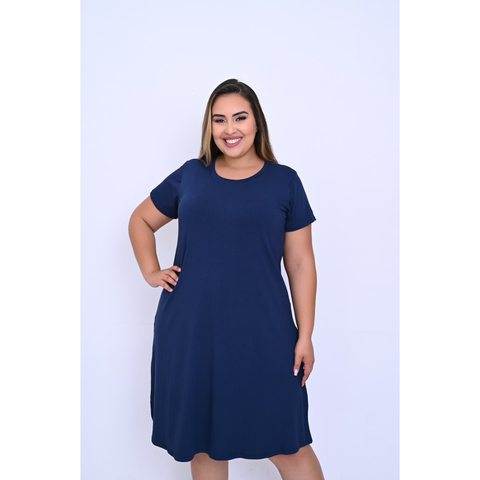 Vestido Plus Size Soltinho
