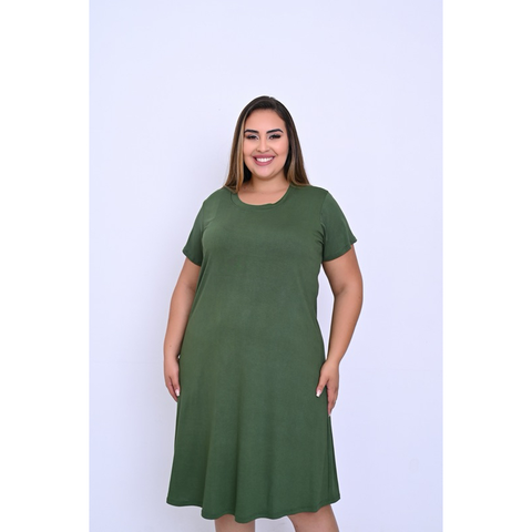 Vestido Plus Size Soltinho