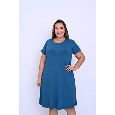 Vestido Plus Size Soltinho