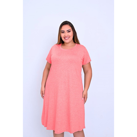 Vestido Plus Size Soltinho