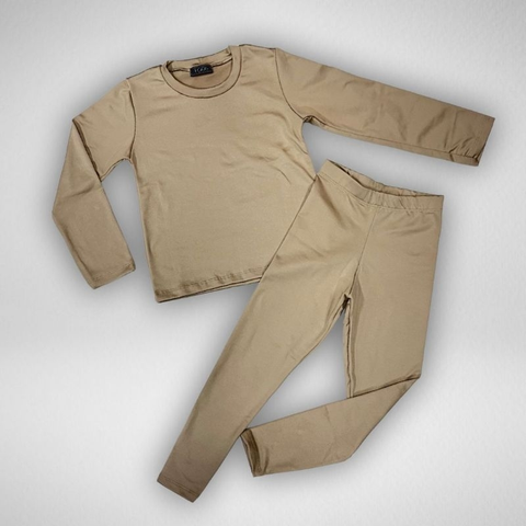 Conjunto Térmico Pelúciado Infantil Juvenil Menina e menino - Tamanhos 04 ao 14