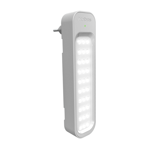 Kit 3 Luminárias de Emergência LEA 150 com 30 Leds Bivolt Slim Luz Emergencial