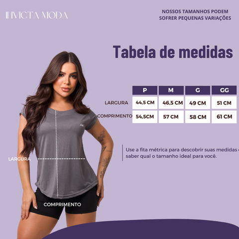 Kit 3 Camiseta Academia Feminina Dry Fit Treino Blusa Caminhada Treino Musculação