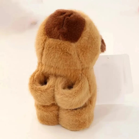 Pulseira de Pelúcia De Capivara, Brinquedo De Capivara Com Mochila De Tartaruga