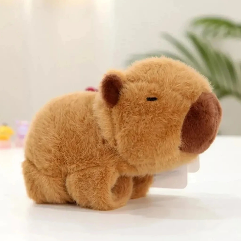Pulseira de Pelúcia De Capivara, Brinquedo De Capivara Com Mochila De Tartaruga