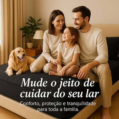 Protetor de Colchão Cama Queen Impermeável com Elastico