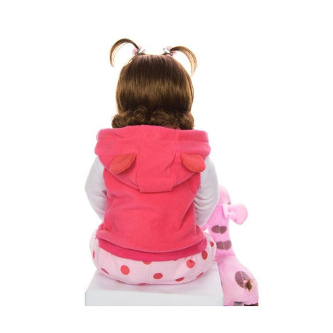 Boneca Reborn Bebê Girafinha Luxo Original 