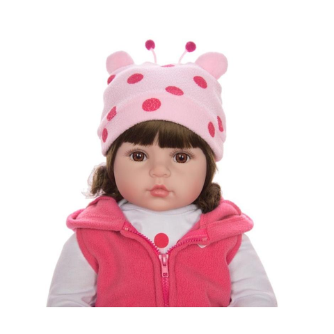 Boneca Reborn Bebê Girafinha Luxo Original 