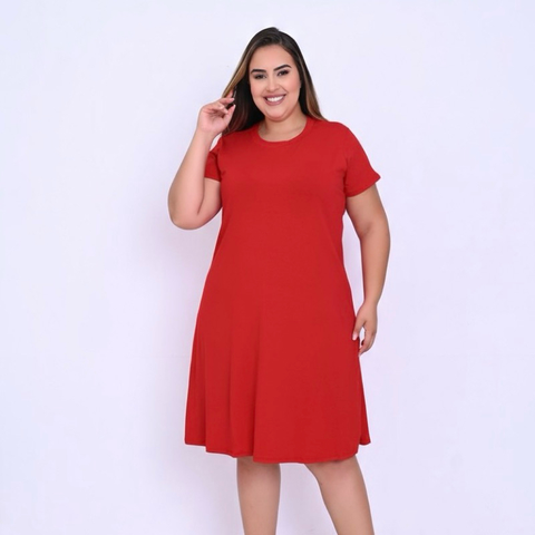 Vestido Plus Size Soltinho
