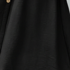Vestido Mídi Longo Feminino Elegante com Cinto e Botões Frontais