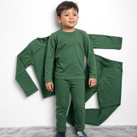 Conjunto Térmico Pelúciado Infantil Juvenil Menina e menino - Tamanhos 04 ao 14
