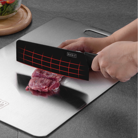 Tábua De Corte 304 Aço Inoxidável Antibacteriana À Prova De Mofo 46 cm tábua de cozinha