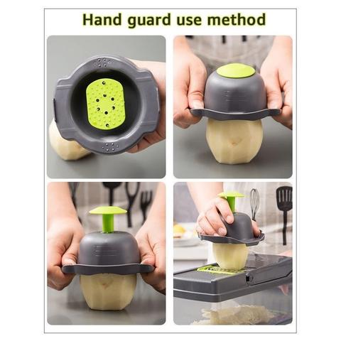 Profissional Multiuso Cozinha Slicer Aço Inox 16 em 1 Fatiador Cortador Ralador De Legumes Verduras Frutas Alimentos