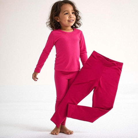 Conjunto Térmico Pelúciado Infantil Juvenil Menina e menino - Tamanhos 04 ao 14