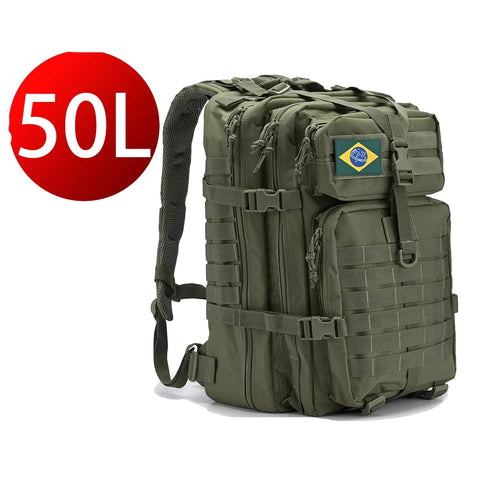 Mochila Tática Impermeável 50L