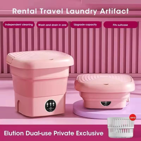 Mini Máquina de Lavar Roupa 11L, Dobrável 