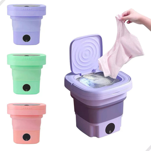 Mini Máquina de Lavar Roupa 11L, Dobrável