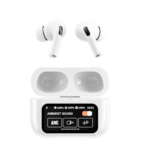 A9 Pro Touch Screen ANC Fones de ouvido sem fio TWS com cancelamento de ruído Bluetooth 5.3