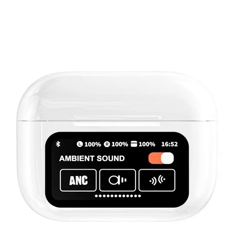 A9 Pro Touch Screen ANC Fones de ouvido sem fio TWS com cancelamento de ruído Bluetooth 5.3