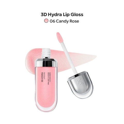 Kiko Lip 6.5ML/3D Hydra Lipgloss/Hidratado Qualidade Da Água/Longa Duração Não Queda