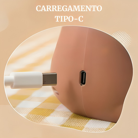 Mini Ventilador De Mesa Portátil Capivara Silencioso de de Mesa Capivara Apontador de Lápis