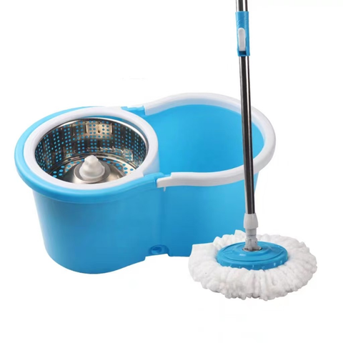Mop para Limpeza Giratório 360°  com Cabo em  Aço Inox