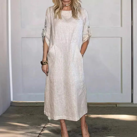 https://rario10.com.br/products/vestido-feminino-elegante-meia-manga-botao-patchwork?variant=41637287919706