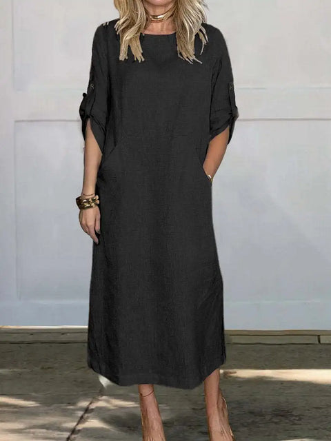 https://rario10.com.br/products/vestido-de-verao-solto-casual-elegante-solido-manga-curta?variant=41637376000090