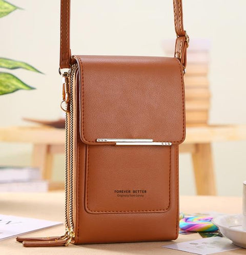 Bolsa Feminina De Couro Tranversal